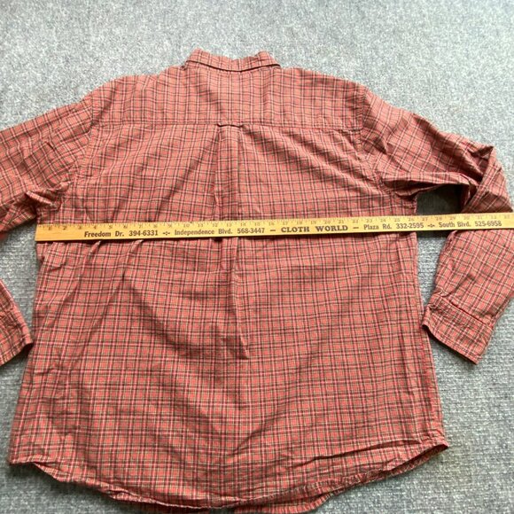 Woolrich Shirt Mens XL Red Tartan Plaid Original Outdoor Wear‎ Button-Down Hike - Picture 14 of 16